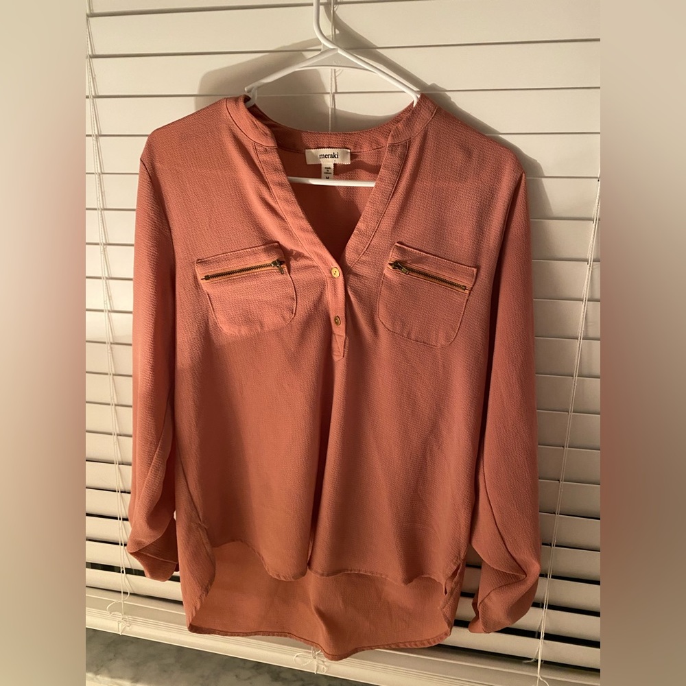 Dust pink blouse